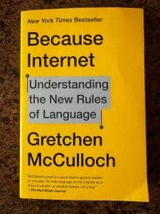 Book cover for Because Internet