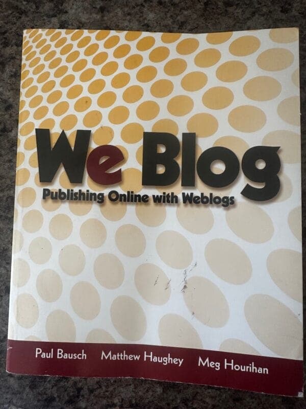 Book cover for We Blog