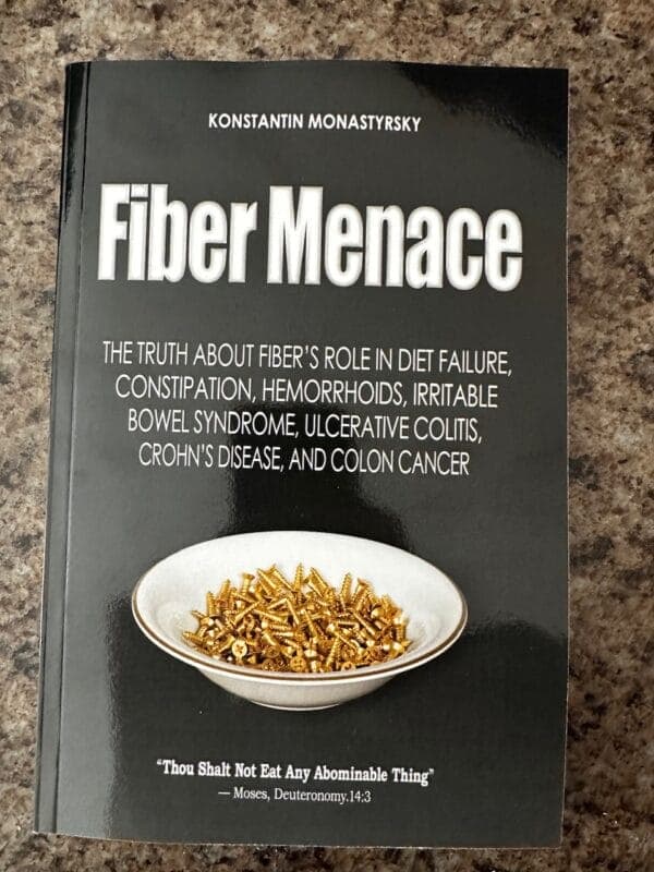 Book cover for Fiber Menace