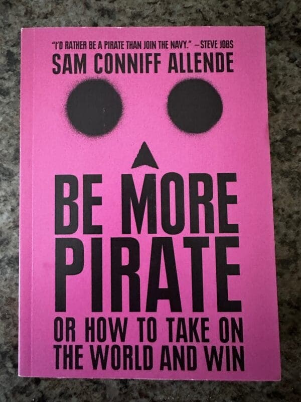 Book cover for Be More Pirate